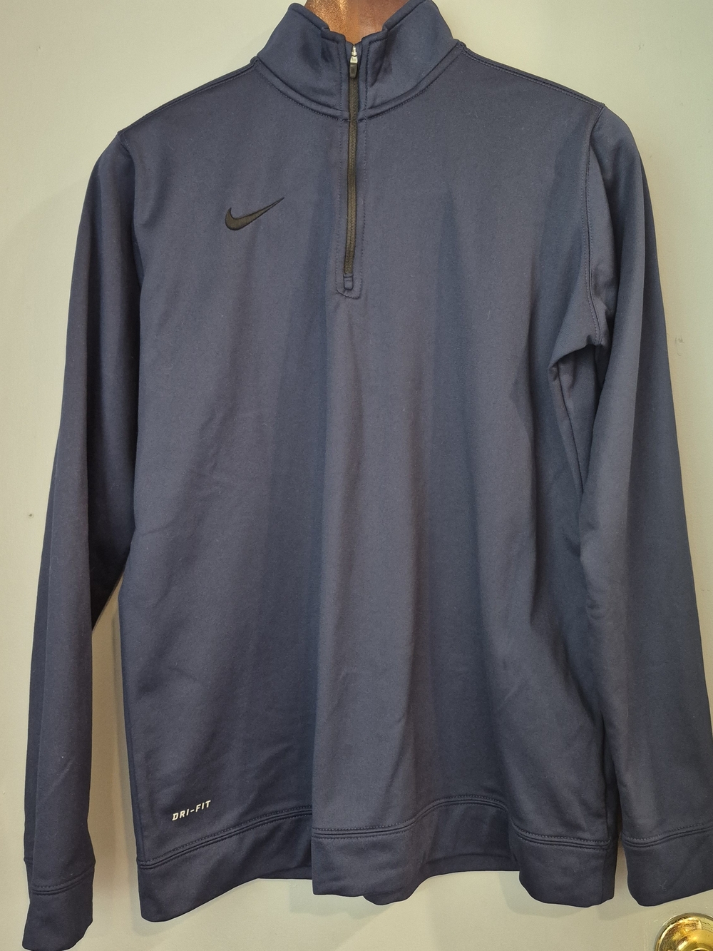 Nike Men’s Navy Dri-FIT Quarter-Zip Jacket